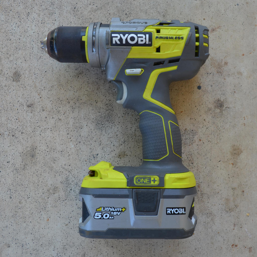 photo of a cordless drill to make a DIY insect farm